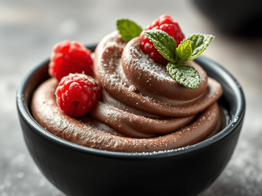 Ma mousse au chocolat sans œufs, un dessert bluffant !