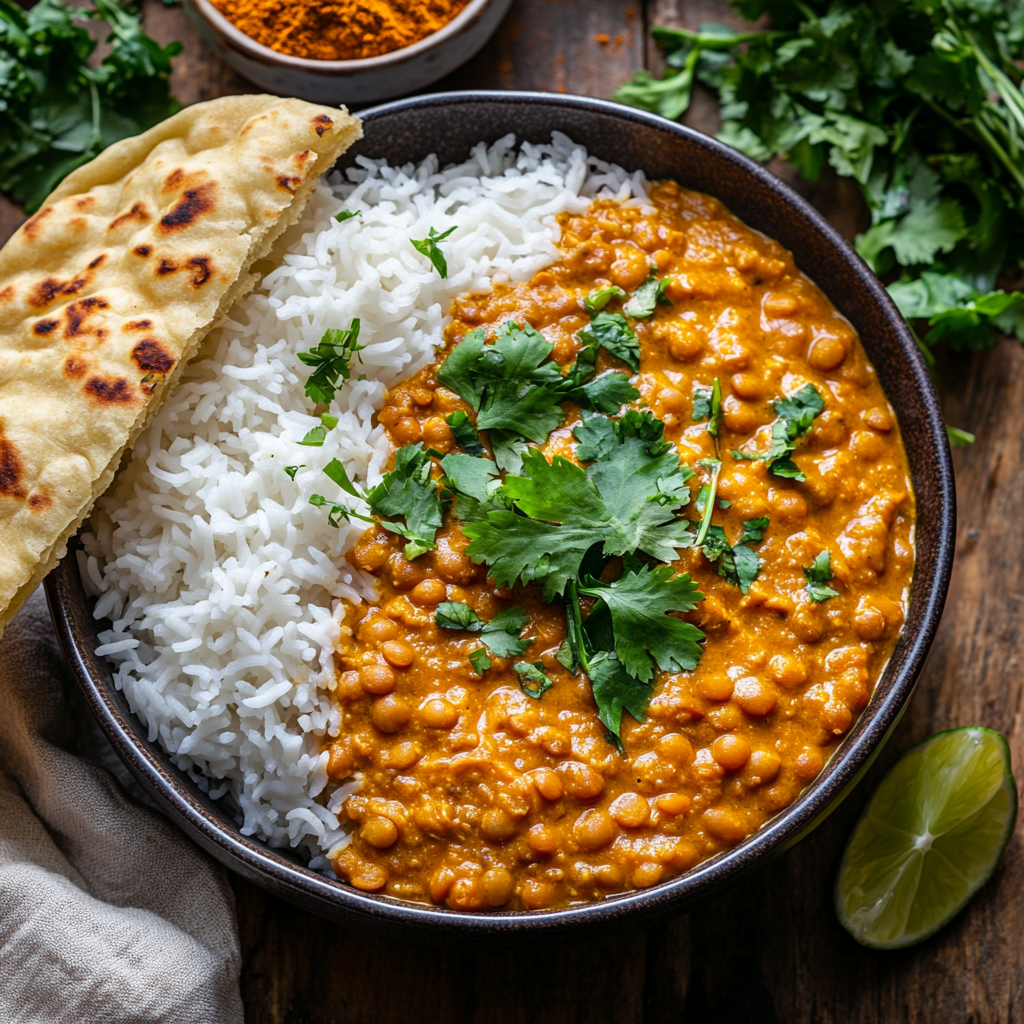 Recette Savoureuse de Cari de Lentilles&nbsp;Corail